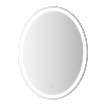 Dane 27 Round Frameless Anti-Fog Aluminum Front/Back-lit Tri-color LED Bathroom Vanity Mirror with Smart Touch Control